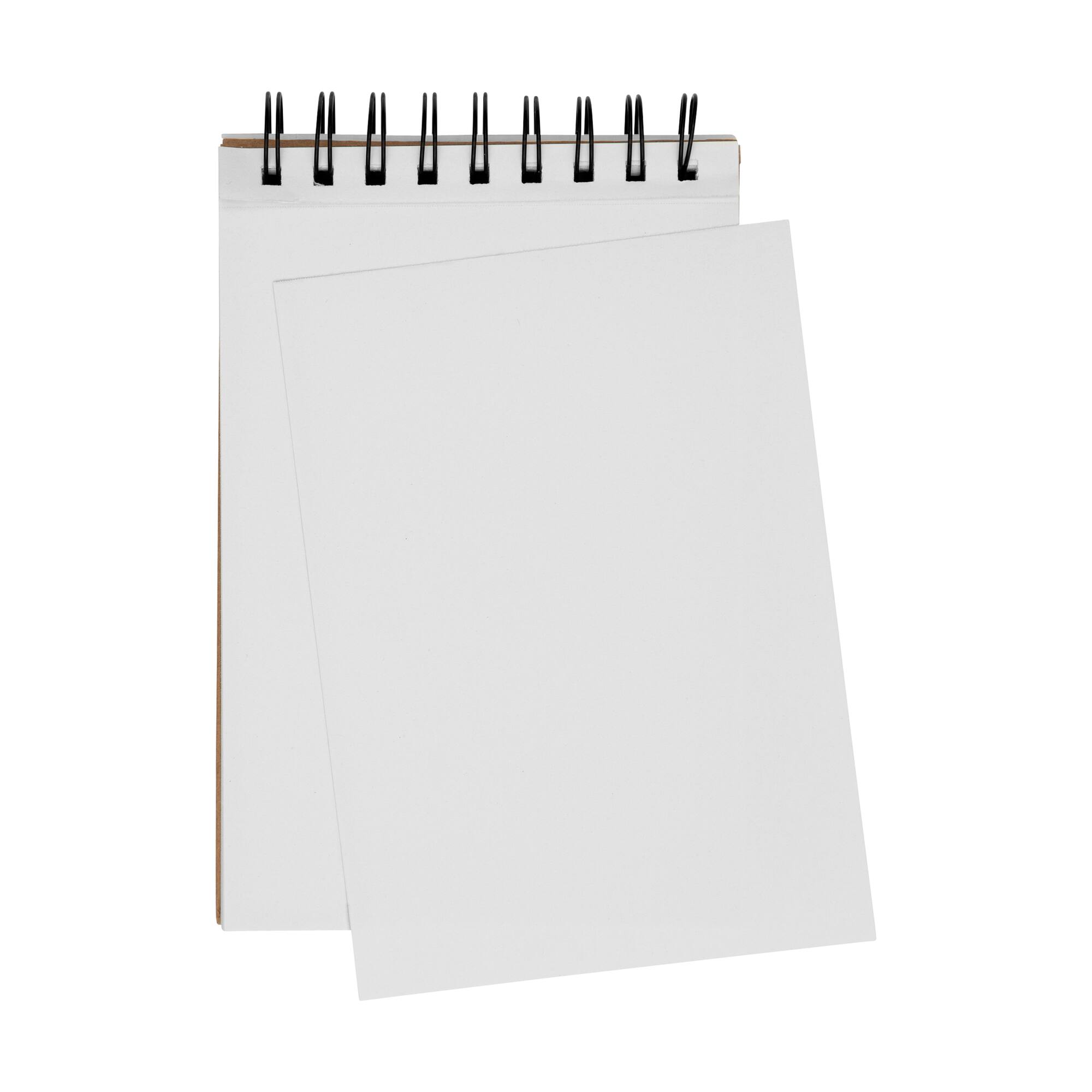 OOLY Large White Paper D.I.Y. Sketchbook, 8" x 10.5"
